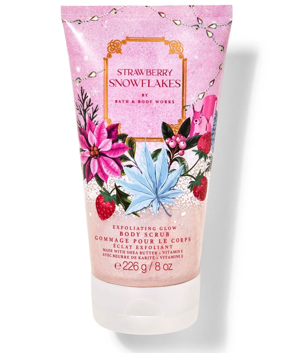 Best Buy Shop Original Reliable Authentic Bath and Body Works Strawberry Snowflakes Body Scrub Online in Sri Lanka Colombo Delivery Offer Cheap