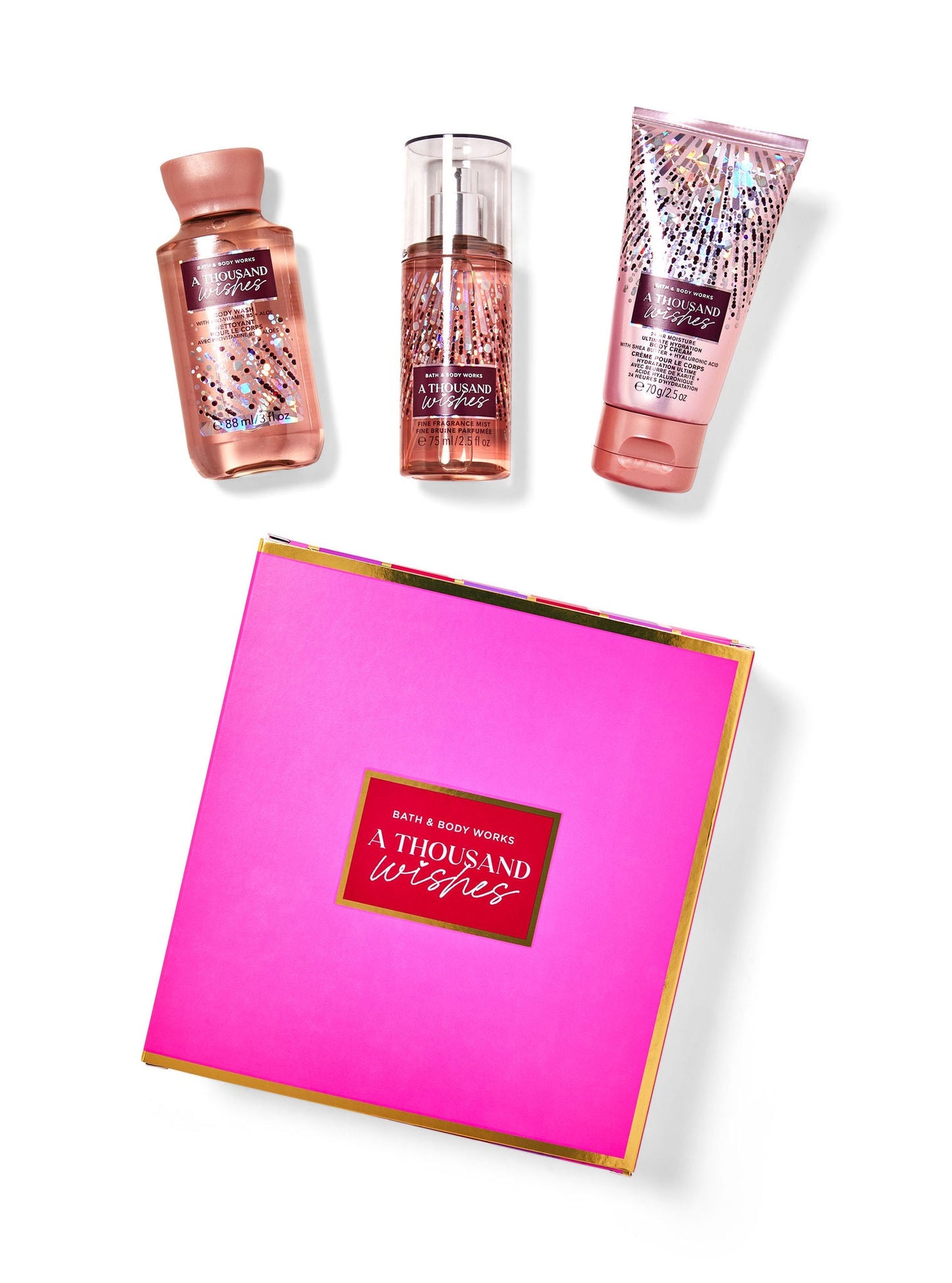 Bath and Body Works A Thousand Wishes Mini Gift Set