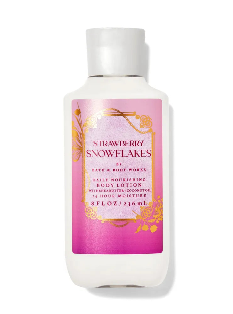 Best Buy Shop Original Reliable Authentic Bath and Body Works Strawberry Snowflakes Body Lotion Online in Sri Lanka Colombo Delivery Offer Cheap