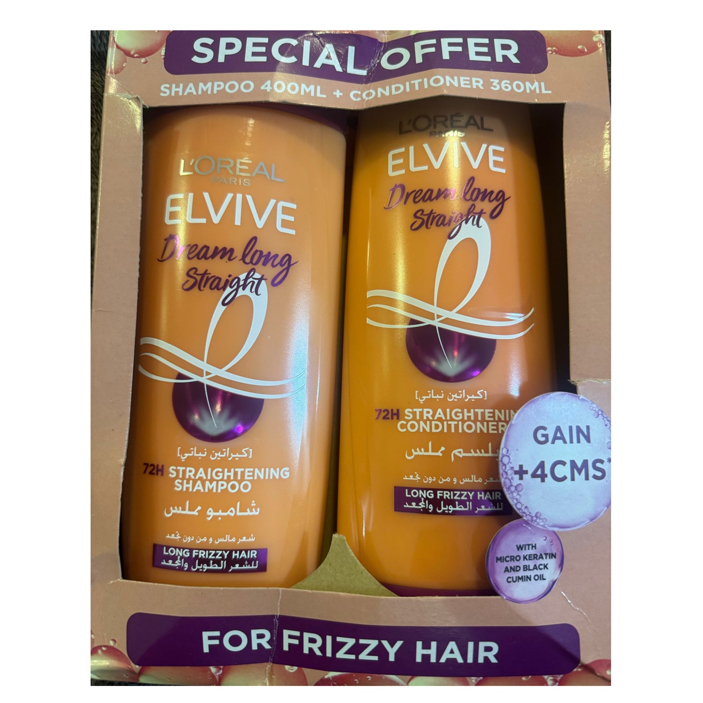 Best Buy Shop Original Reliable Authentic L'Oreal Paris Elvive Dream Long Shampoo 400 ml and Conditioner 360 ml Online in Sri Lanka Colombo Delivery Offer Cheap