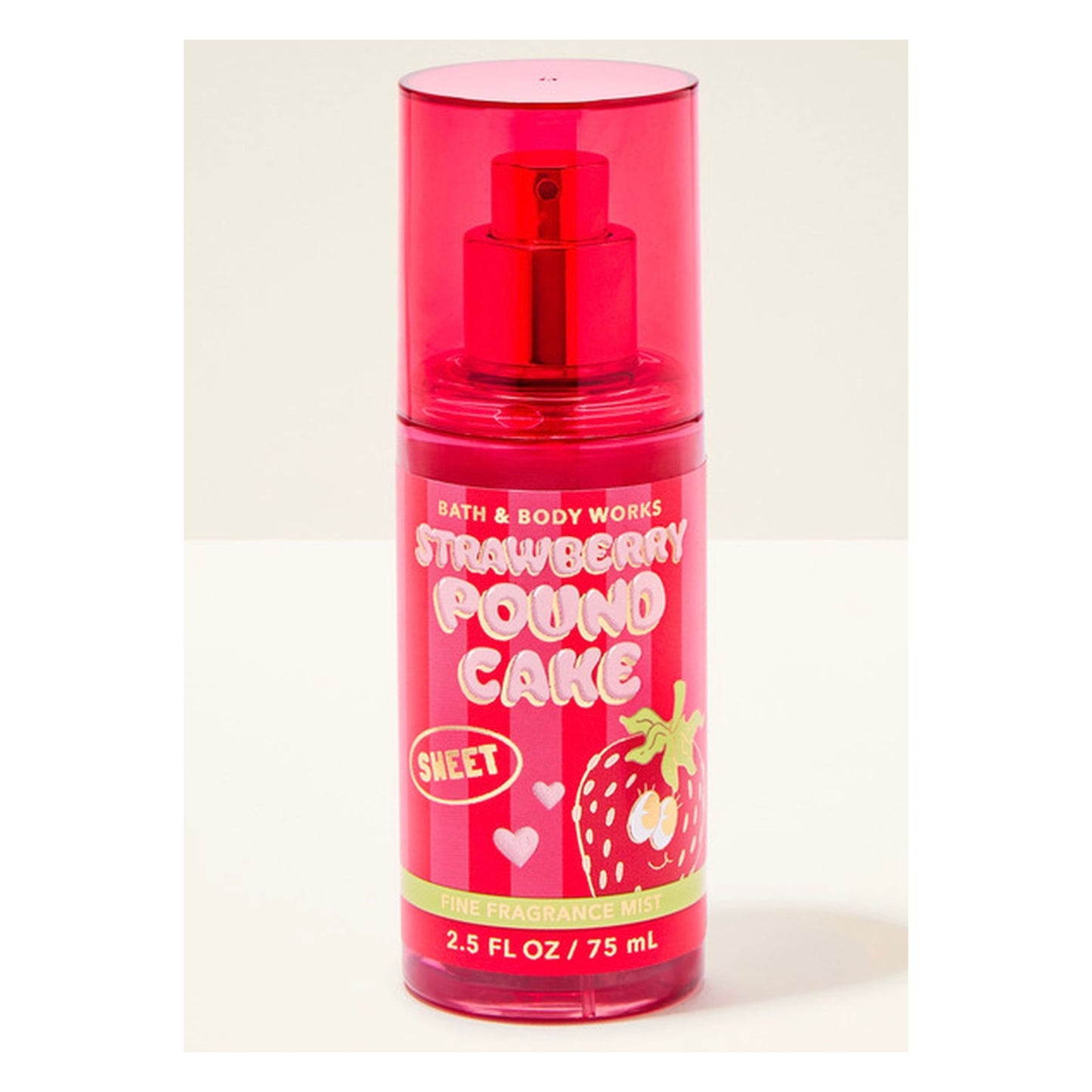 Bath and Body Works Strawberry Pound Cake Travel Size Mist