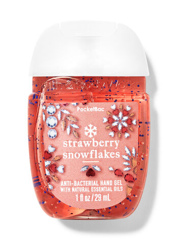 Bath and Body Works Strawberry Snowflakes Hand Sanitizer