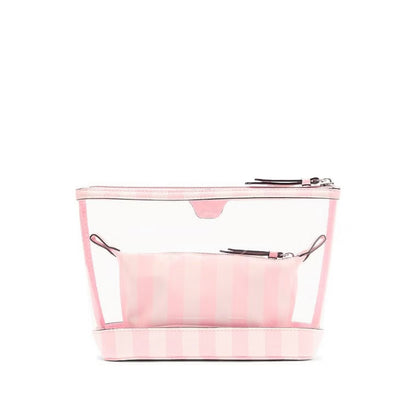 Victoria's Secret 2-Piece Makeup / Cosmetic Bag Duo