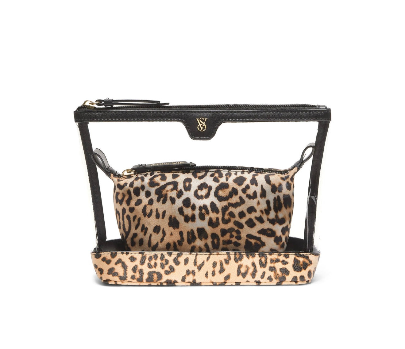 Victoria's Secret 2-Piece Makeup / Cosmetic Bag Duo