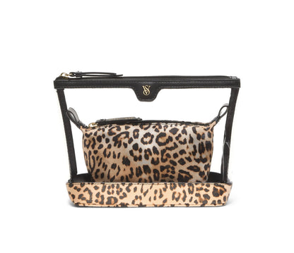 Victoria's Secret 2-Piece Makeup / Cosmetic Bag Duo