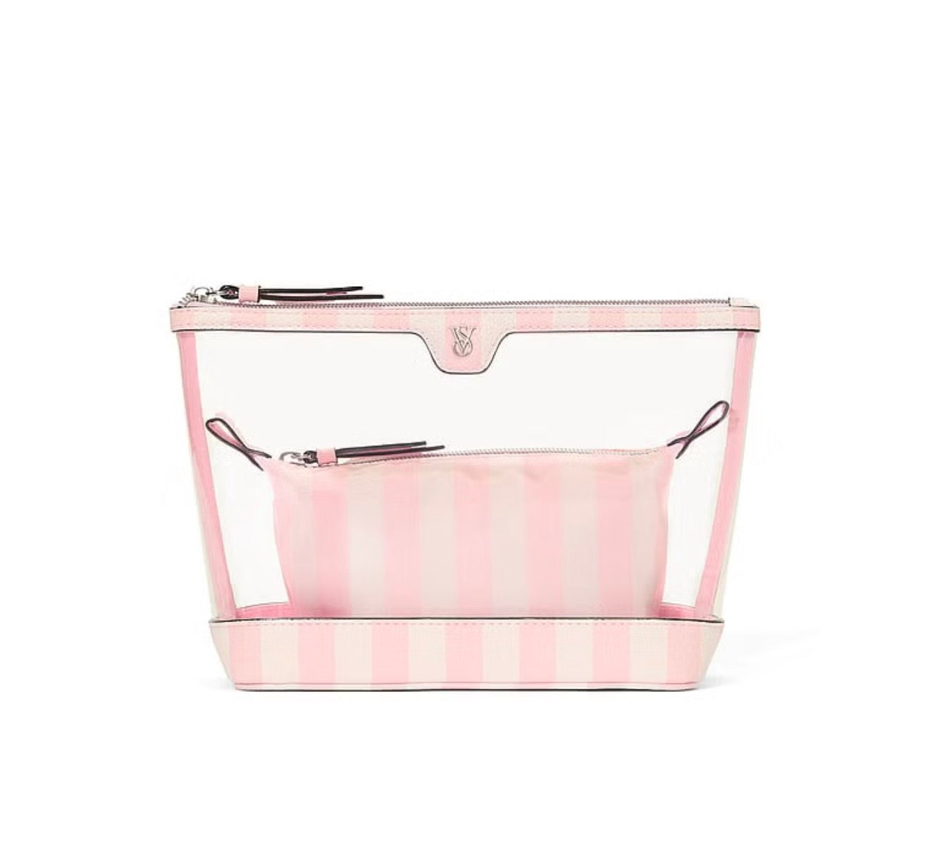 Victoria's Secret 2-Piece Makeup / Cosmetic Bag Duo