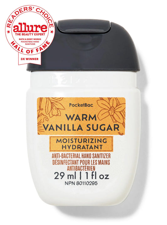 Bath and Body Works Warm Vanilla Sugar Moisturizing Hydratant Hand Sanitizer