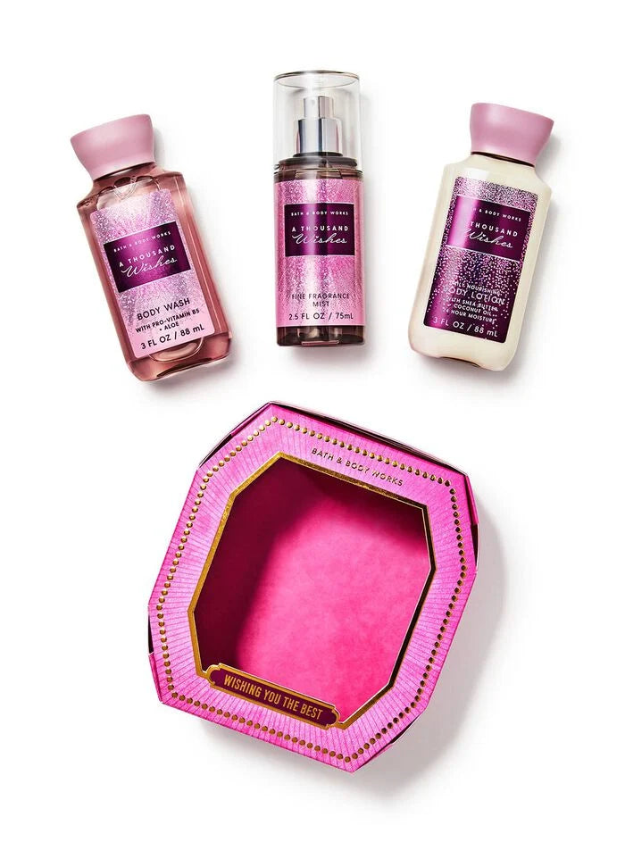 Bath and Body Works A Thousand Wishes Mini Gift Set