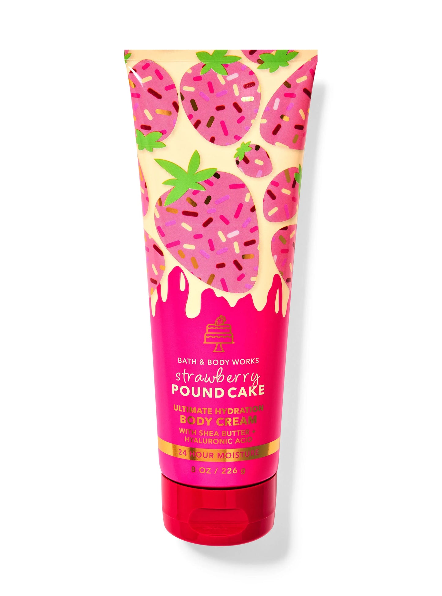 Bath and Body Works Strawberry Pound Cake Body Cream